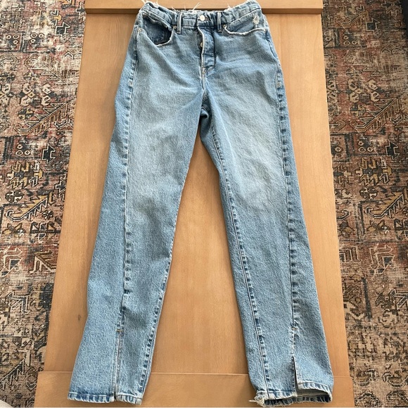 Good American Good Boy Twisted Slit Button Fly Jean - Picture 5 of 15